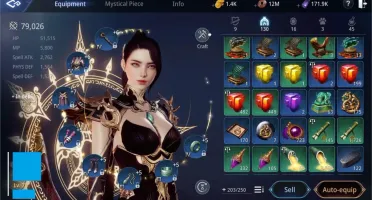 Conta MIR4/Server EU 44 Sorcerer Lvl 70 com 79k de power