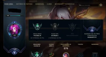 Conta Platina 3 com Skin Rara Irelia Prestígio (Mítica)