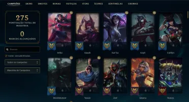 Conta Platina 3 com Skin Rara Irelia Prestígio (Mítica)