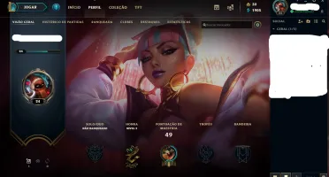 Conta lv 24 com 8 skins