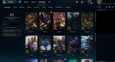 Conta lv 24 com 8 skins