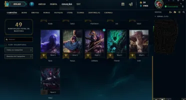 Conta lv 24 com 8 skins
