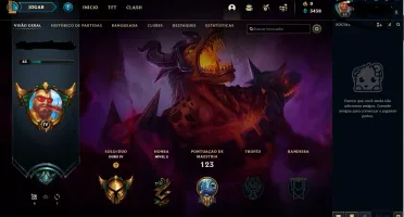 Conta lol gold 4