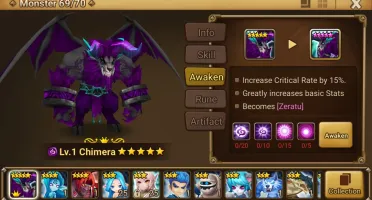 Reroll Summoners War lvl10 com Zeratu + Kaki