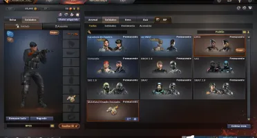 Conta Capitão Com Mns De Zp+La Swat+Caçadora De Zombie