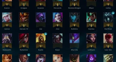 League of Legends 136 champs 53 skins lvl 38