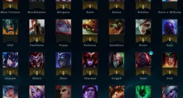 League of Legends 136 champs 53 skins lvl 38