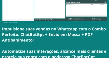 ChatBotGpt + Envio em Massa + Pdf antibanimento