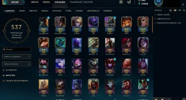 CONTA LOL LVL 250 TODOS CHAMP +300 SKINS +25 PAG RUNAS