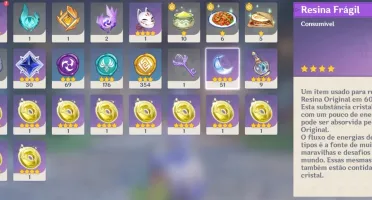 Ganyu + Zhongli + 4900 Gemas (Descrição) AR 48 Oportunidade!