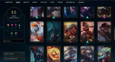 Conta Diamante 4 88 Campeões 55 Skins