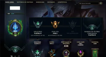 Conta platina 4 com 155 skins e 117 champs (MAIN JG)