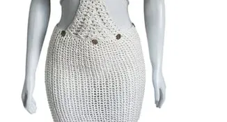 Vestido Festa em Crochê