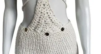 Vestido Festa em Crochê