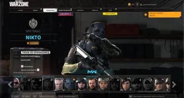 conta blizzard com coldwar/modern warfare varias skins