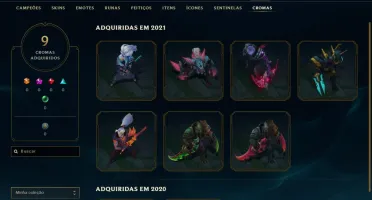 CONTA LEAGUE OF LEGENDS