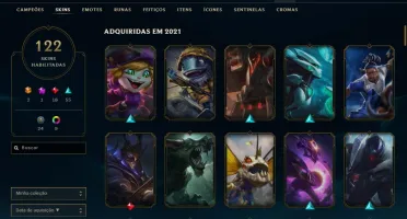 CONTA LEAGUE OF LEGENDS