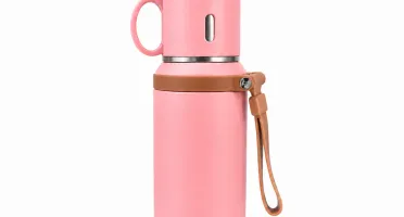 Garrafa Térmica Rosa 600 ml