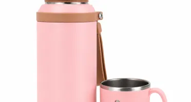 Garrafa Térmica Rosa 600 ml