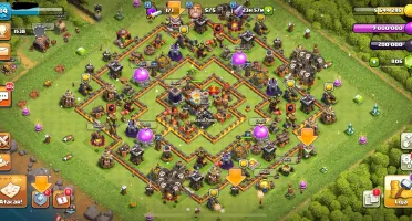 Conta cv11 clash of clans recém upada do cv10 full / LVL 114