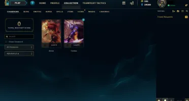 Conta Smurf League of Legends 39k de EA