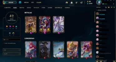 Conta Prata 3 C/ Kai'sa e Ahri Prestigio