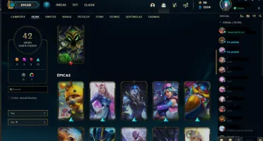 Conta Prata 3 C/ Kai'sa e Ahri Prestigio