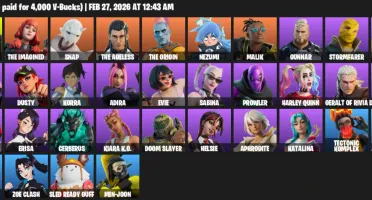 Conta Fortnite | 34 Skins | Entrega Automatica | Fa