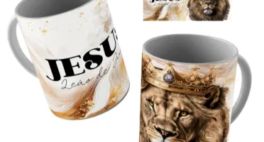 Caneca de Cerâmica Cristã - 6 Modelos