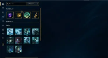 Conta bronze 2 com 27 Champ e 1 Skin + 10 Fragmentos de skin