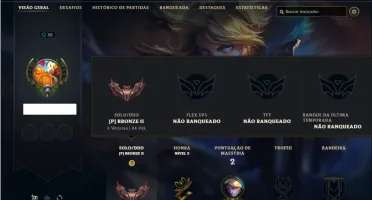 Conta bronze 2 com 27 Champ e 1 Skin + 10 Fragmentos de skin