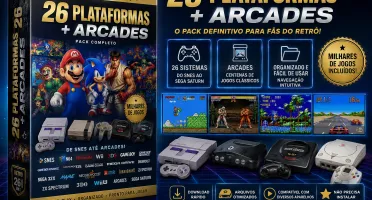 O Maior Pack Retrô Gamer Chegou! 🎮