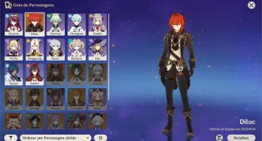 ✨ PACK DE CONTAS GENSHIN IMPACT ✨ PERSONAGENS 5 ESTRELAS ✨