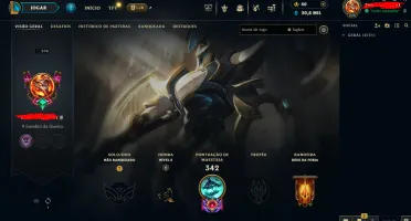 Conta League Of Legends / Unranked (Ex Mestre)