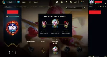 CONTA LOL, MONO SUPORTE 1KK DE JANNA