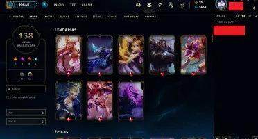 CONTA LOL, MONO SUPORTE 1KK DE JANNA