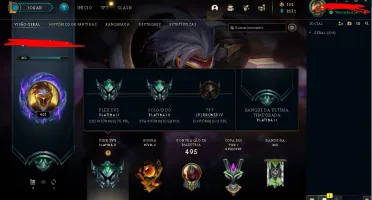 conta platina 157 skins
