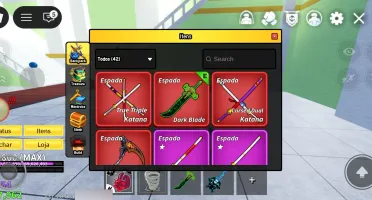 Conta de blox fruits com frutas permans e game pass