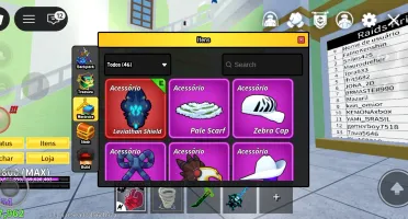 Conta de blox fruits com frutas permans e game pass