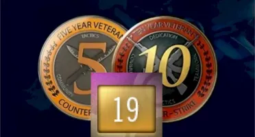 CONTA ANTIGA STEAM 20 ANOS MEDALHAS 5 E 10 ANOS DE SERVIÇO