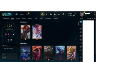 Conta Unraked League of Legends- Skins ultimate