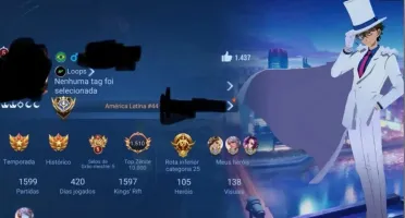 Conta Honor of Kings