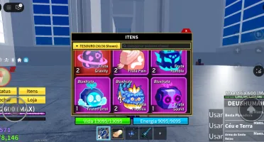 Conta Blox fruits extremamente upada com 4 raças V4 full