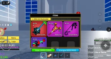Conta Blox fruits extremamente upada com 4 raças V4 full