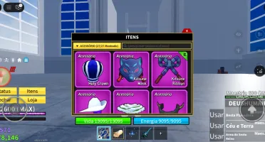 Conta Blox fruits extremamente upada com 4 raças V4 full