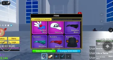 Conta Blox fruits extremamente upada com 4 raças V4 full