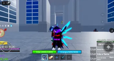 Conta Blox fruits extremamente upada com 4 raças V4 full
