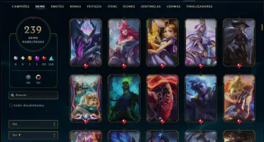 Prata 2 com 140 Champs e 239 Skins ( ADC / MID / JG )
