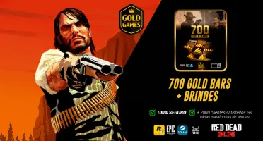 700 Gold Bars Para Red Dead Online (Para PC) + Brindes