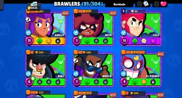 Conta Brawl Stars muito boa para upar!